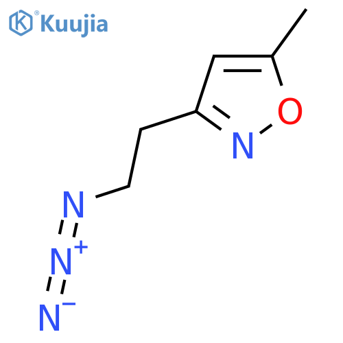 3-(2-azidoethyl)-5-methyl-1,2-oxazole structure
