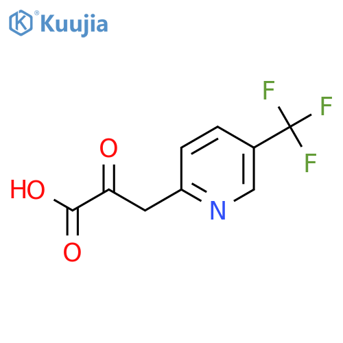 2-oxo-3-5-(trifluoromethyl)pyridin-2-ylpropanoic acid structure