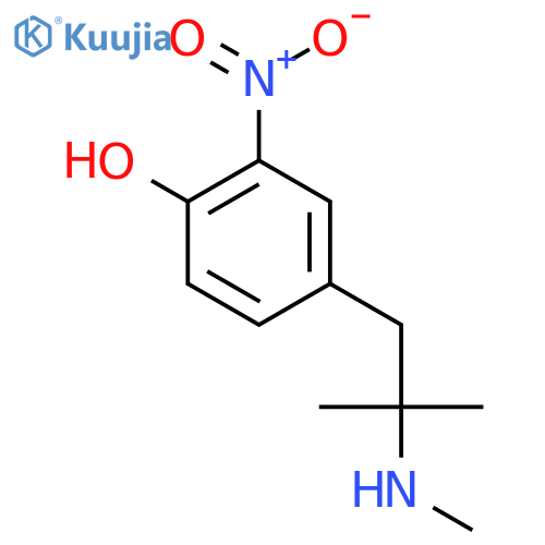 4-2-methyl-2-(methylamino)propyl-2-nitrophenol structure