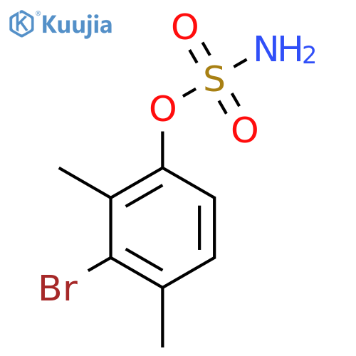 3-bromo-2,4-dimethylphenyl sulfamate structure