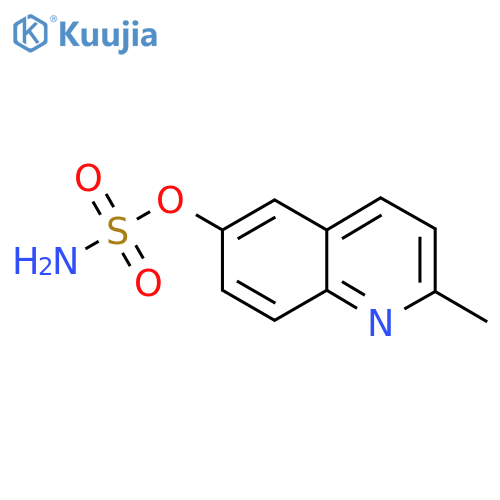 2-methylquinolin-6-yl sulfamate structure
