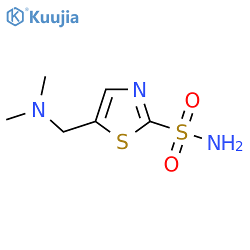5-(dimethylamino)methyl-1,3-thiazole-2-sulfonamide structure