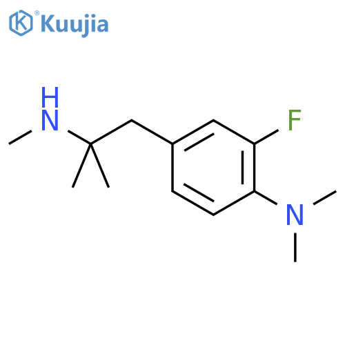 2-fluoro-N,N-dimethyl-4-2-methyl-2-(methylamino)propylaniline structure
