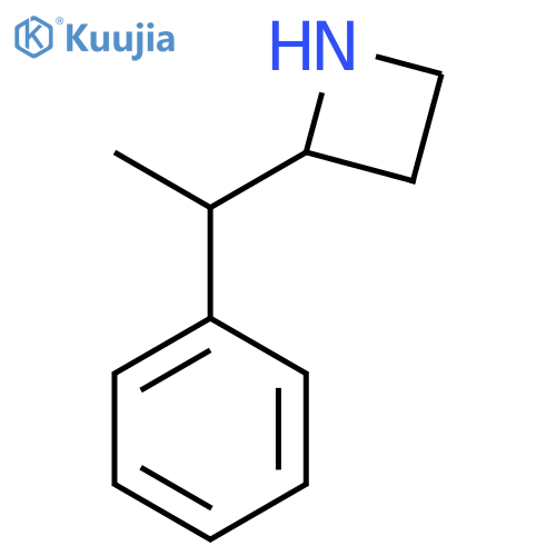 2-(1-phenylethyl)azetidine structure