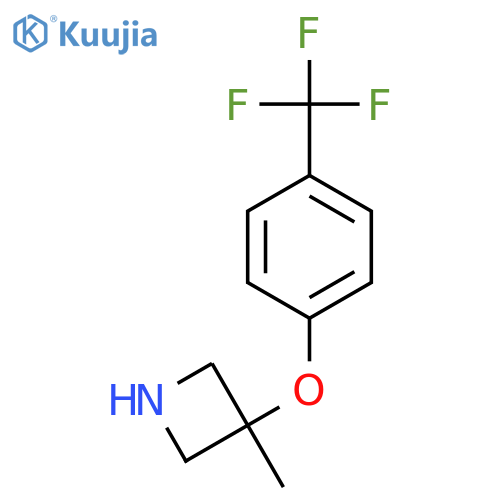 3-methyl-3-4-(trifluoromethyl)phenoxyazetidine structure