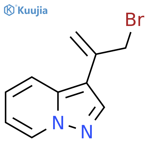 3-(3-bromoprop-1-en-2-yl)pyrazolo1,5-apyridine structure