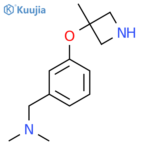 dimethyl({3-(3-methylazetidin-3-yl)oxyphenyl}methyl)amine structure