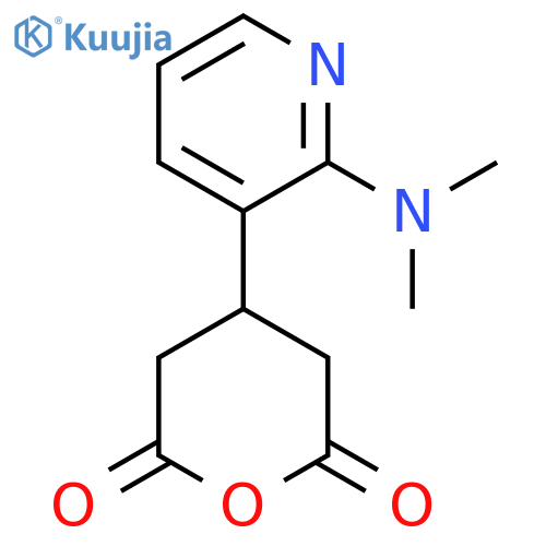 4-2-(dimethylamino)pyridin-3-yloxane-2,6-dione structure