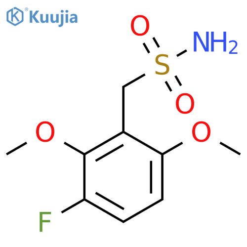 (3-fluoro-2,6-dimethoxyphenyl)methanesulfonamide structure