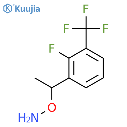 O-{1-2-fluoro-3-(trifluoromethyl)phenylethyl}hydroxylamine structure
