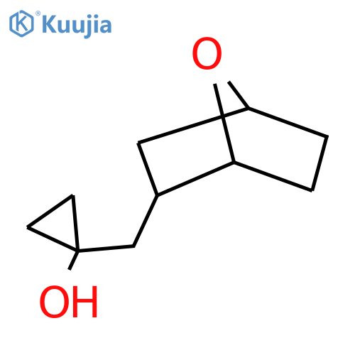 1-({7-oxabicyclo2.2.1heptan-2-yl}methyl)cyclopropan-1-ol structure