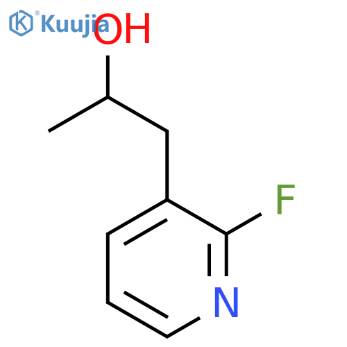 1-(2-fluoropyridin-3-yl)propan-2-ol structure