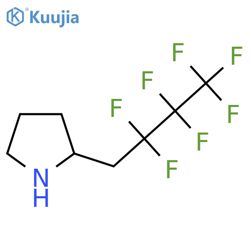 2-(2,2,3,3,4,4,4-heptafluorobutyl)pyrrolidine structure