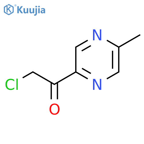 2-Chloro-1-(5-methylpyrazin-2-yl)ethan-1-one structure