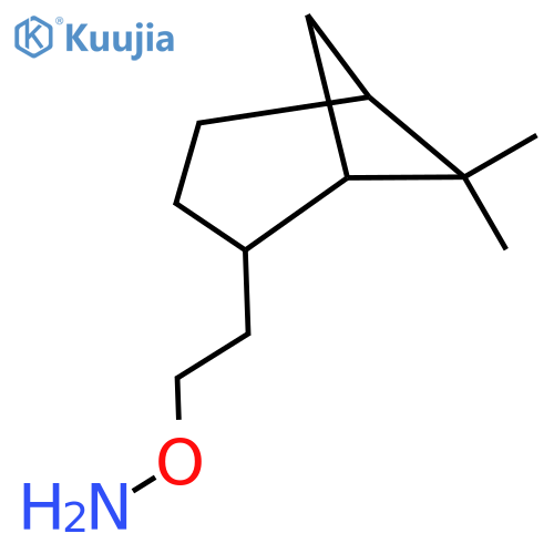 O-(2-{6,6-dimethylbicyclo3.1.1heptan-2-yl}ethyl)hydroxylamine structure