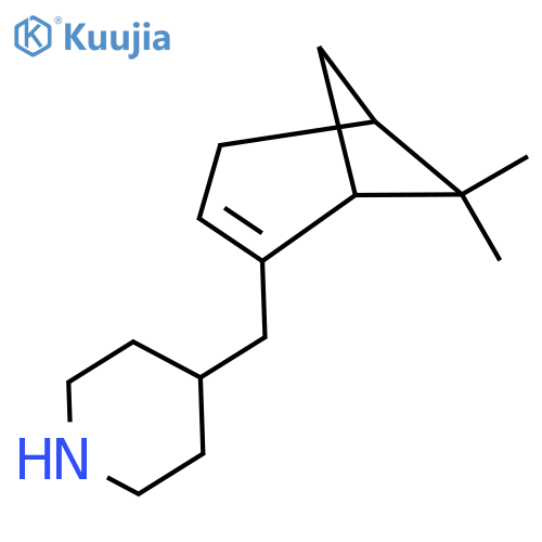 4-({6,6-dimethylbicyclo3.1.1hept-2-en-2-yl}methyl)piperidine structure