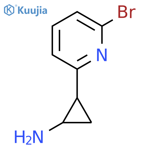 2-(6-bromopyridin-2-yl)cyclopropan-1-amine structure