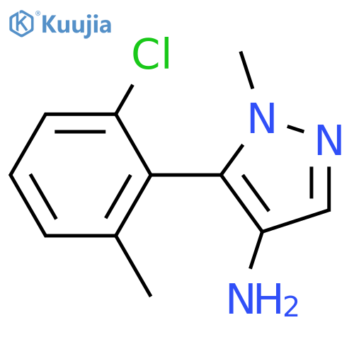 5-(2-chloro-6-methylphenyl)-1-methyl-1H-pyrazol-4-amine structure