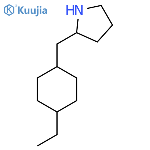 2-(4-ethylcyclohexyl)methylpyrrolidine structure