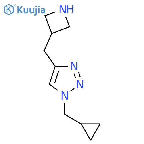 4-(azetidin-3-yl)methyl-1-(cyclopropylmethyl)-1H-1,2,3-triazole structure