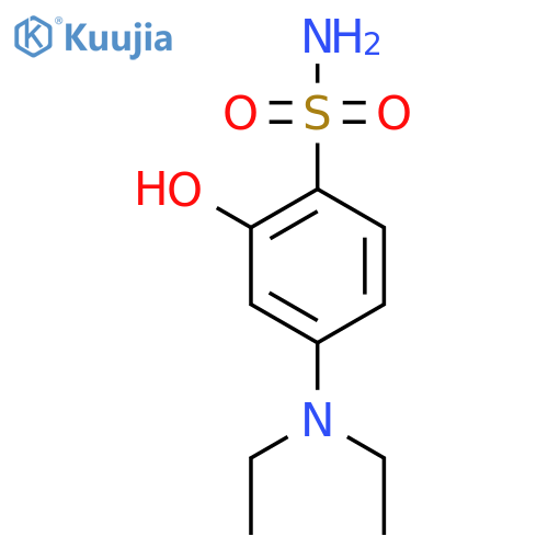 4-(diethylamino)-2-hydroxybenzene-1-sulfonamide structure