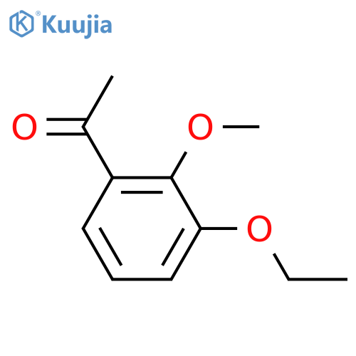 1-(3-ethoxy-2-methoxyphenyl)ethan-1-one structure