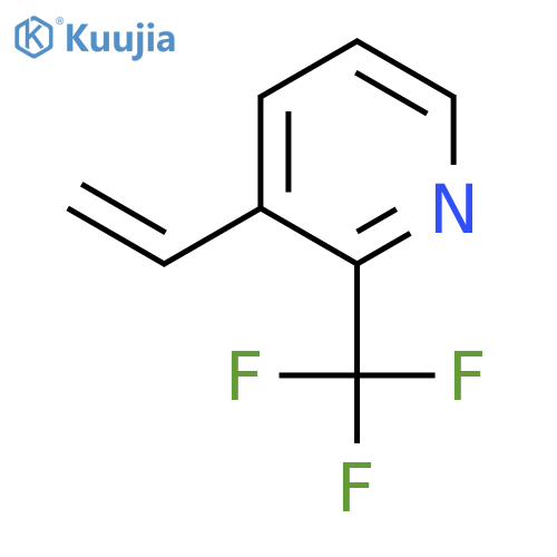 3-ethenyl-2-(trifluoromethyl)pyridine structure