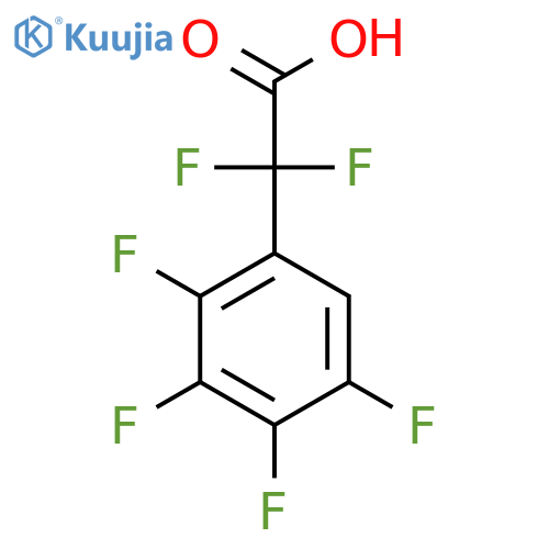 2,2-difluoro-2-(2,3,4,5-tetrafluorophenyl)acetic acid structure