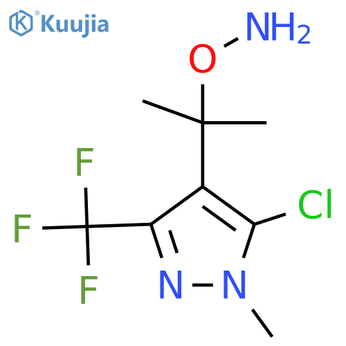 O-{2-5-chloro-1-methyl-3-(trifluoromethyl)-1H-pyrazol-4-ylpropan-2-yl}hydroxylamine structure