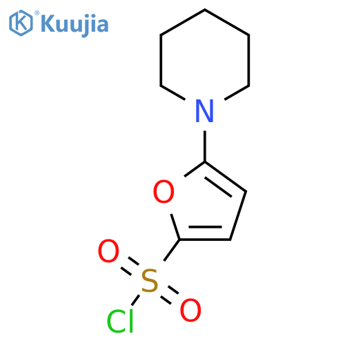 5-(piperidin-1-yl)furan-2-sulfonyl chloride structure