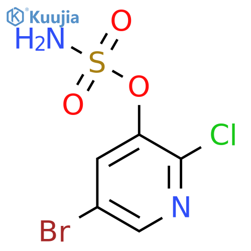 5-bromo-2-chloropyridin-3-yl sulfamate structure