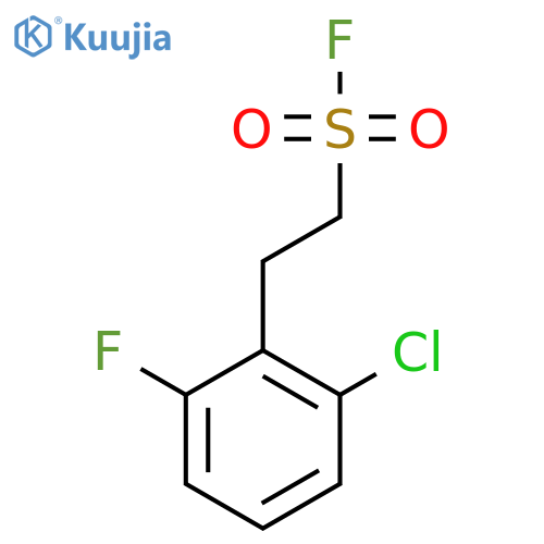 2-(2-chloro-6-fluorophenyl)ethane-1-sulfonyl fluoride structure