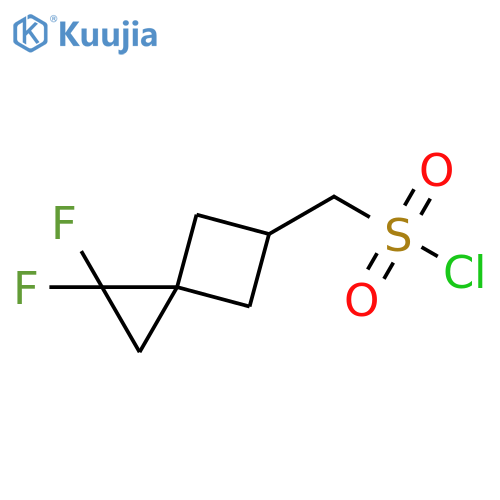{1,1-difluorospiro[2.3]hexan-5-yl}methanesulfonyl chloride structure