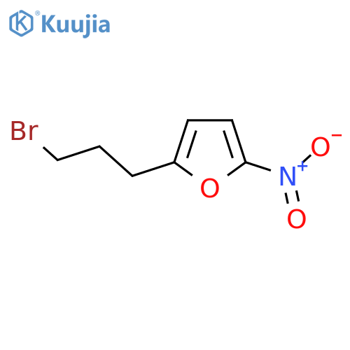 2-(3-bromopropyl)-5-nitrofuran structure