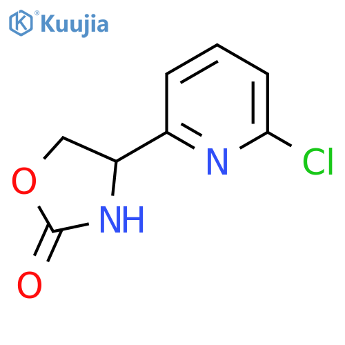 4-(6-chloropyridin-2-yl)-1,3-oxazolidin-2-one structure