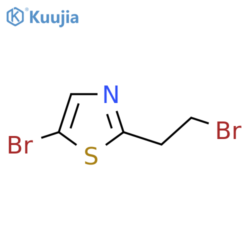 5-bromo-2-(2-bromoethyl)-1,3-thiazole structure
