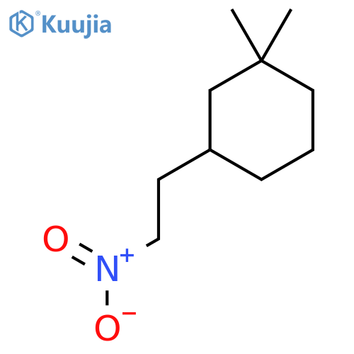 1,1-dimethyl-3-(2-nitroethyl)cyclohexane structure