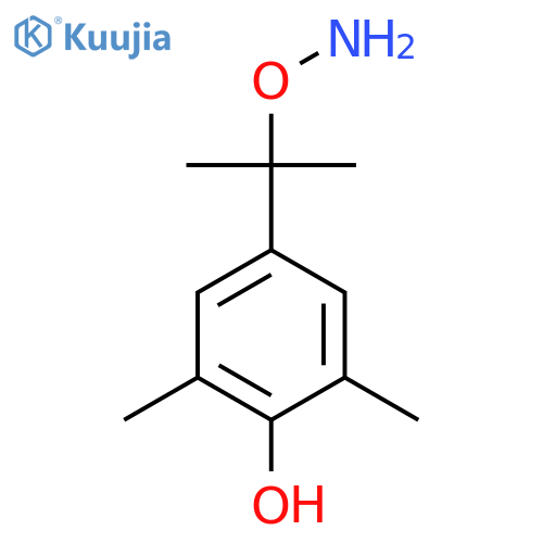 4-2-(aminooxy)propan-2-yl-2,6-dimethylphenol structure