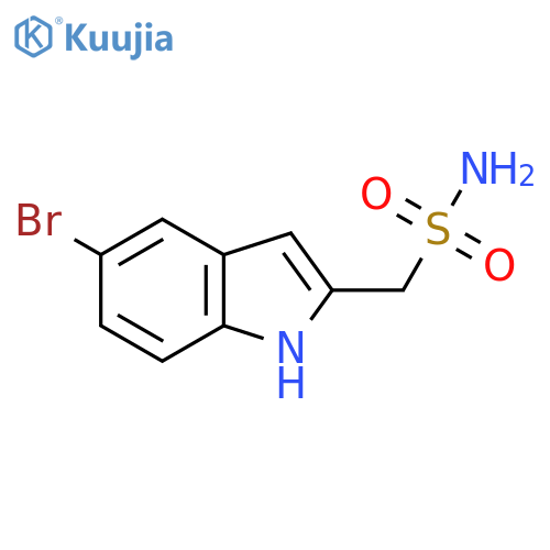 (5-bromo-1H-indol-2-yl)methanesulfonamide structure