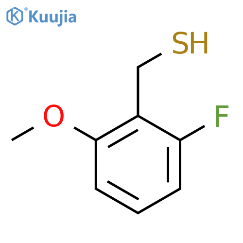 (2-fluoro-6-methoxyphenyl)methanethiol structure