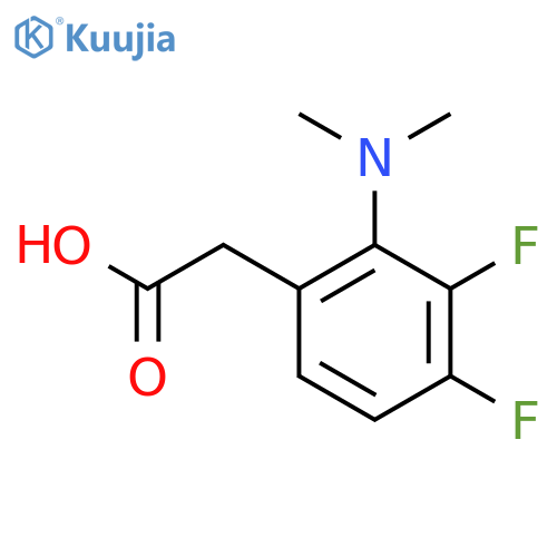 2-2-(dimethylamino)-3,4-difluorophenylacetic acid structure
