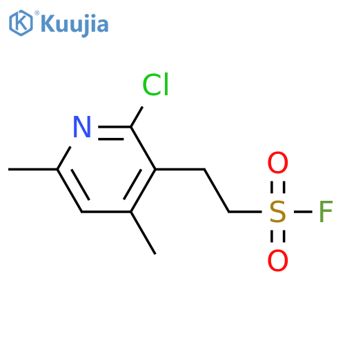 2-(2-chloro-4,6-dimethylpyridin-3-yl)ethane-1-sulfonyl fluoride structure
