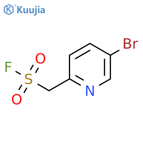 (5-bromopyridin-2-yl)methanesulfonyl fluoride structure