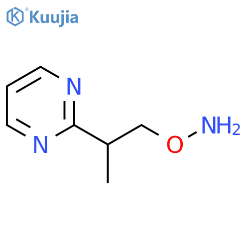 O-2-(pyrimidin-2-yl)propylhydroxylamine structure