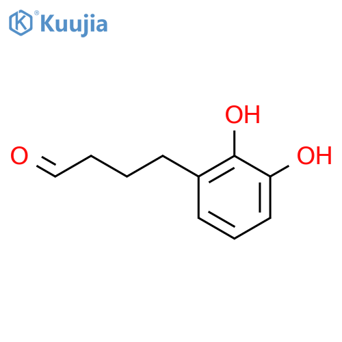 4-(2,3-dihydroxyphenyl)butanal structure