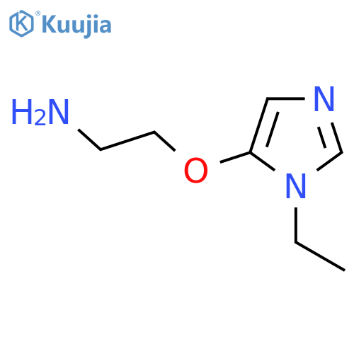 2-(1-ethyl-1H-imidazol-5-yl)oxyethan-1-amine structure