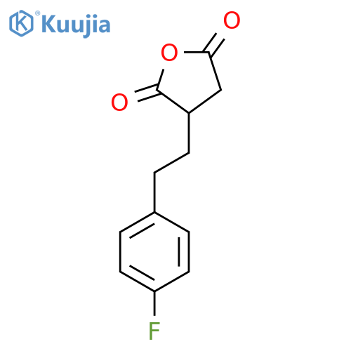3-2-(4-fluorophenyl)ethyloxolane-2,5-dione structure