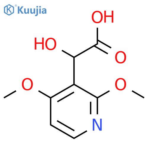 2-(2,4-Dimethoxypyridin-3-yl)-2-hydroxyacetic acid structure