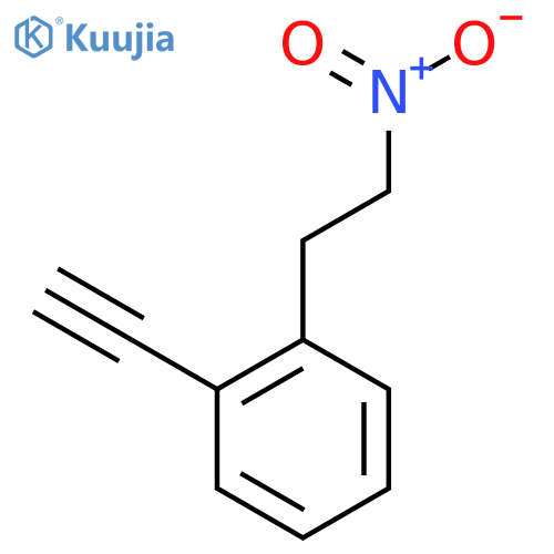 1-ethynyl-2-(2-nitroethyl)benzene structure