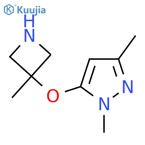 1,3-dimethyl-5-(3-methylazetidin-3-yl)oxy-1H-pyrazole structure